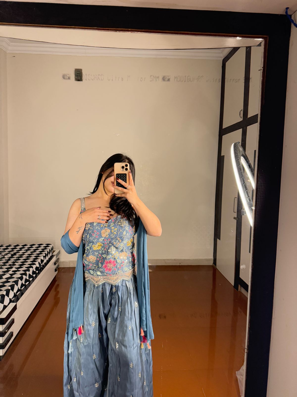 Multicolored sharara