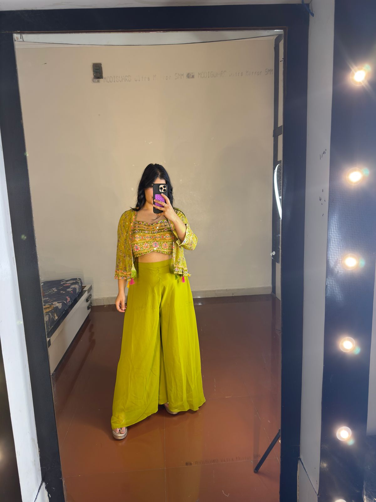 Plazzo set with jacket