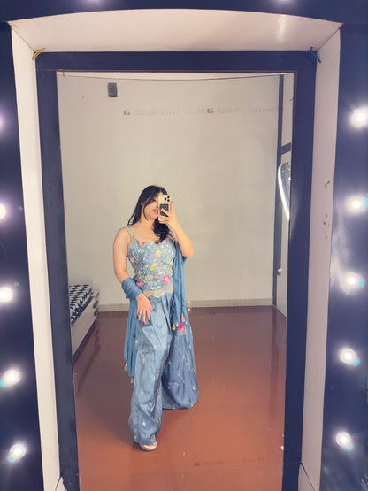 Multicolored sharara