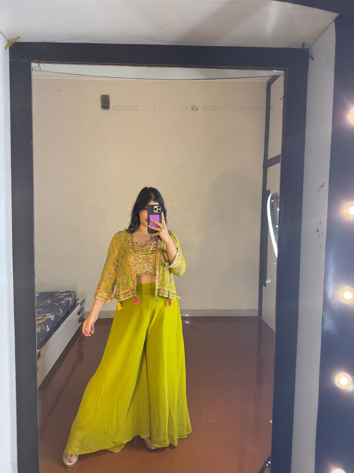 Plazzo set with jacket