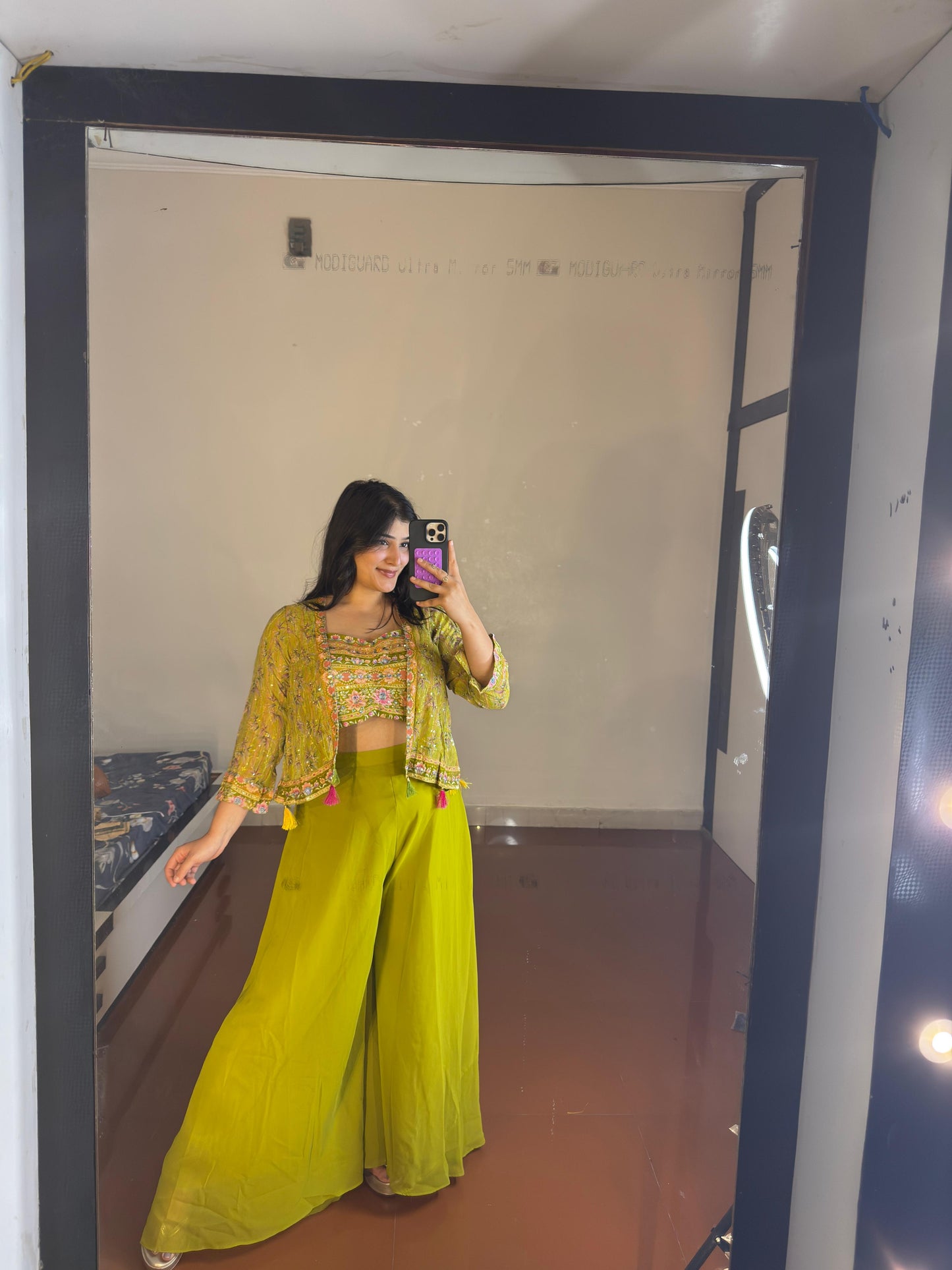 Plazzo set with jacket