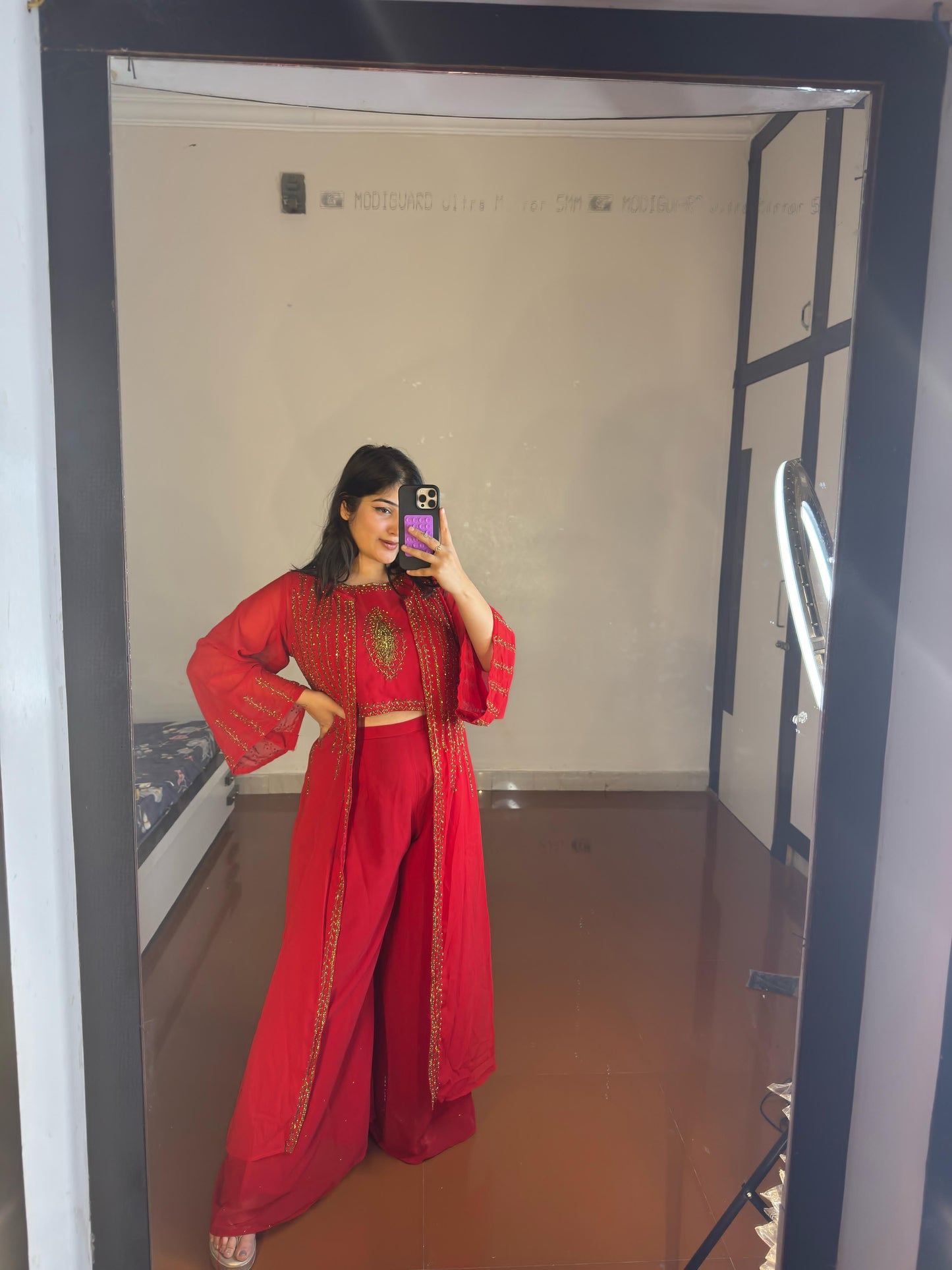 Plazzo set with jacket